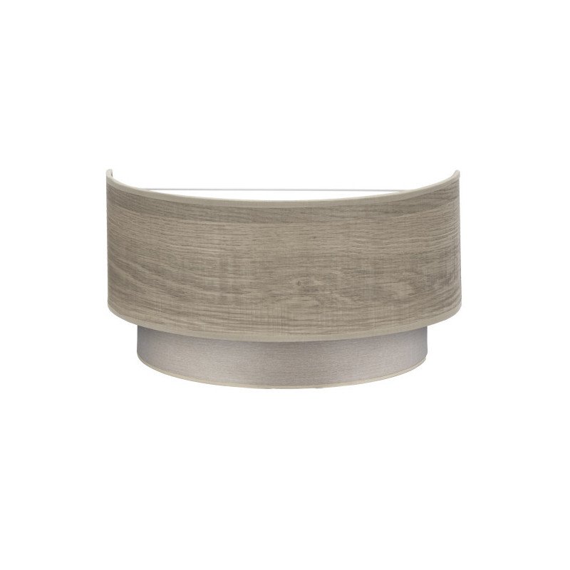 Aplique Tania 1xe27 Madera Gris 15x30x16 Cm