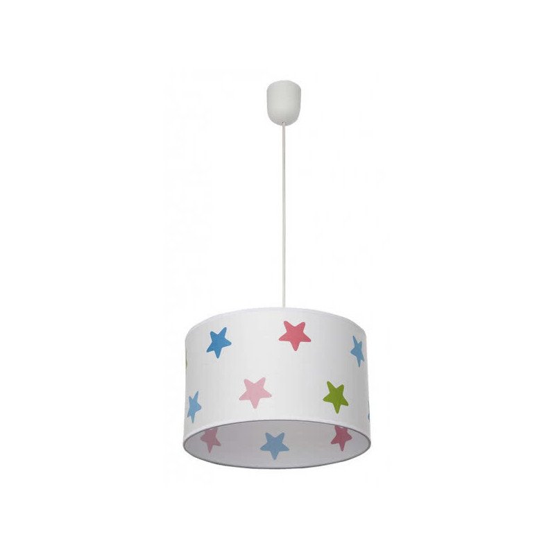 Colgante Star Estrellas De Colores 1xe27 Regx30d