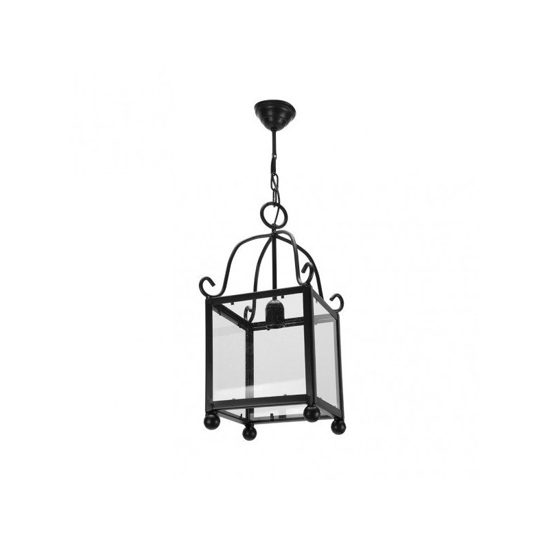 Farol Forja Monasterio 1xe27  Negro Regx27x27 Cm