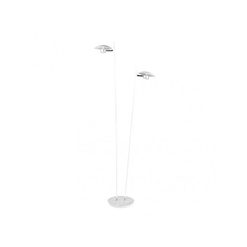 Pie Salon Ciudad Del Cabo 2l 12w 4000k Blanc/plata150x30x25 Cm 1080 Lm Dirigible Y Orientable