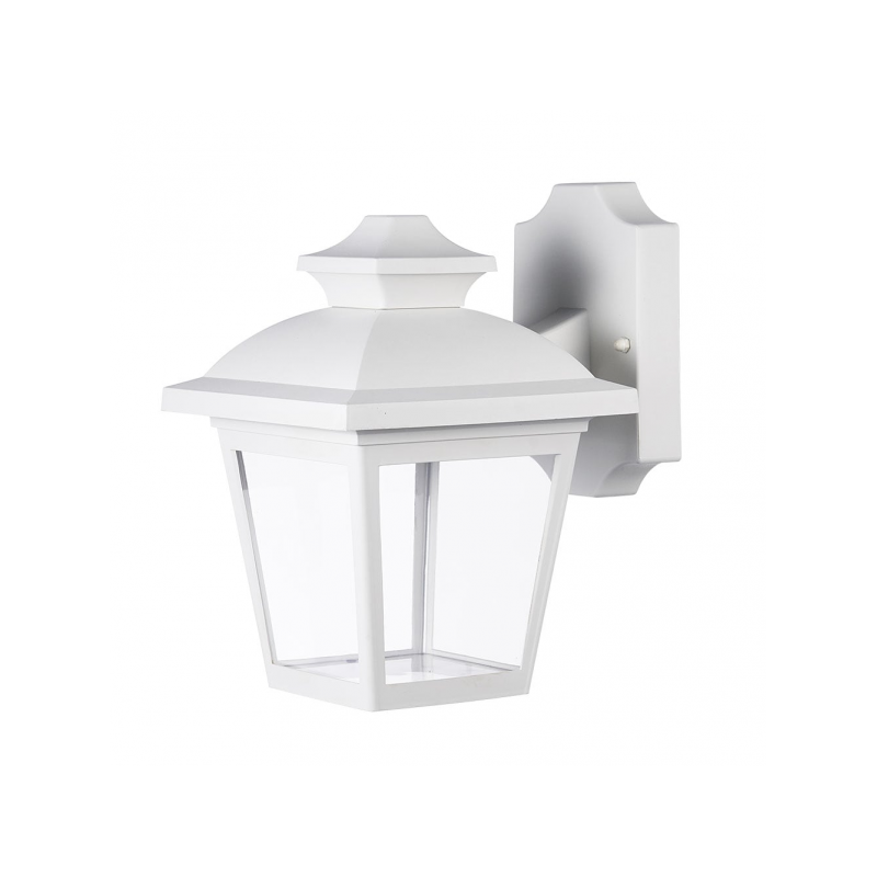 Aplique Exterior Maca 1xe27 Blanco Ip44 Policarbonato 24,5x17x22,3 Cm