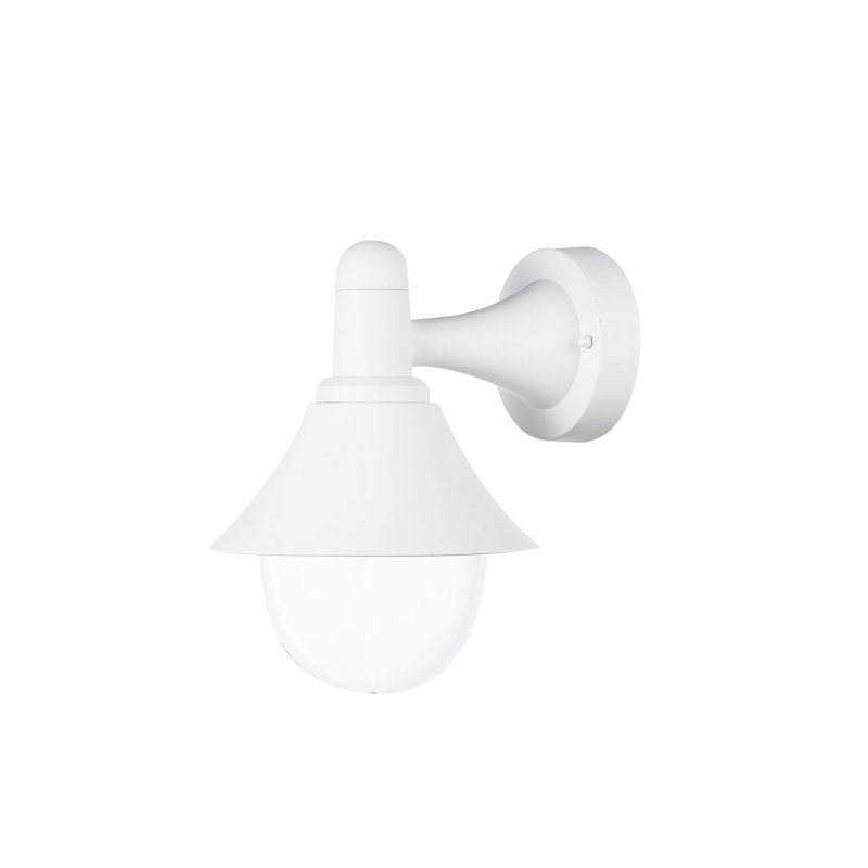 Aplique Exterior Mentol 1xe27 Blanco Ip44 Policarbonato   25x18,1x23,2 Cm