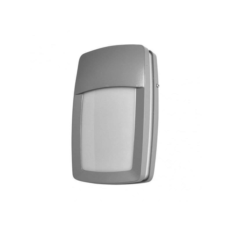 Aplique Exterior Aluminio Altair 1xe27 Gris Ip44 8,5x30,5x18,5 Cm