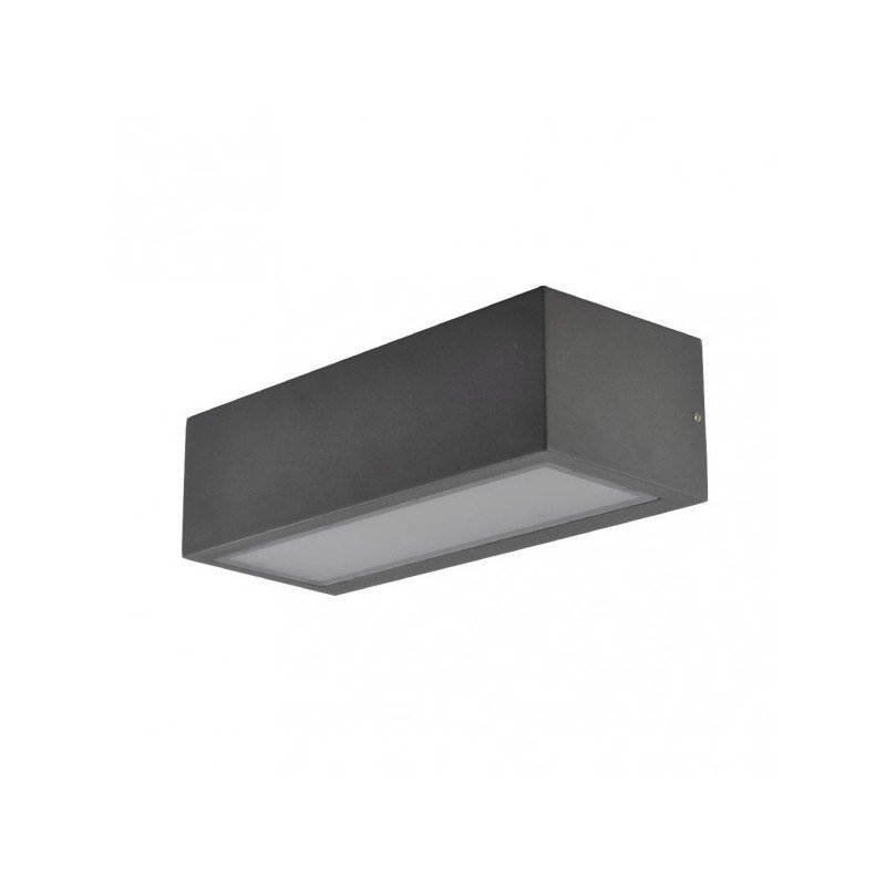 Aplique Exterior Conga Gris Oscuro 1xe27 Ip54 10,5x26x6,5 Cm