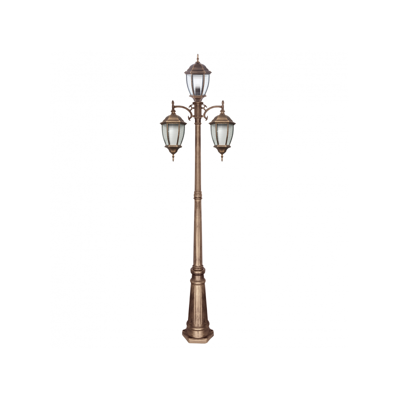 Farola Exterior Tomillo 3xe27 Bronce/oro 233x55