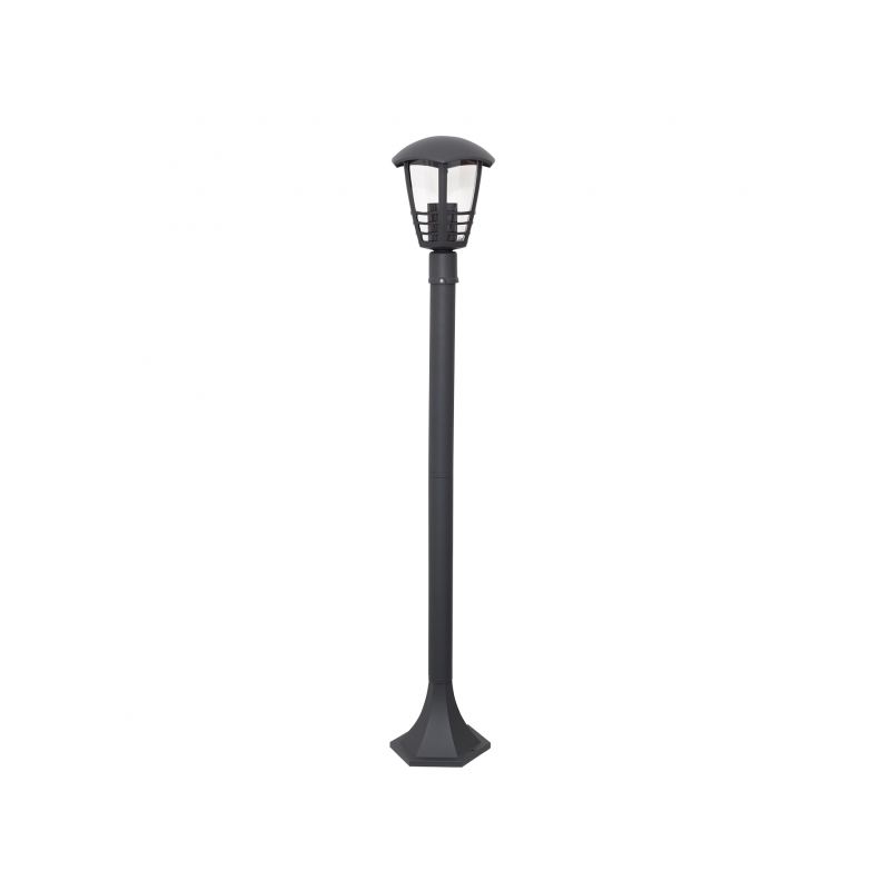 Farola Exterior Terva 1xe27 Ip44 Antracita 100 Cm