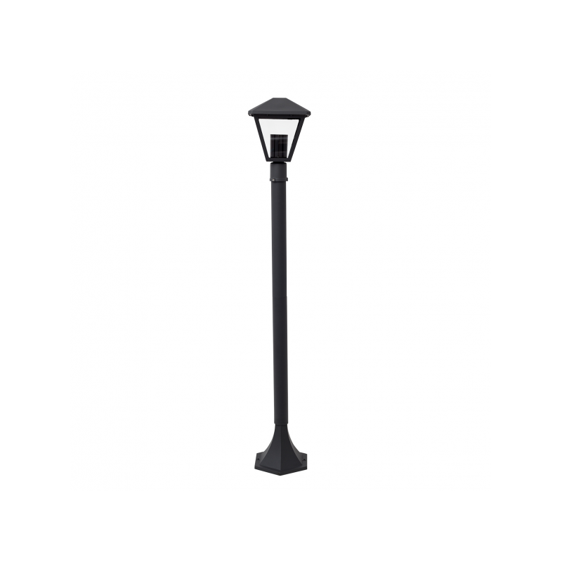 Farola Peq. Dornela 1xe27 Gris Oscuro Ip44 100 Cm