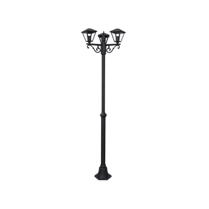 Farola Dornela 3xe27 Gris Oscuro Ip44 200 Cm