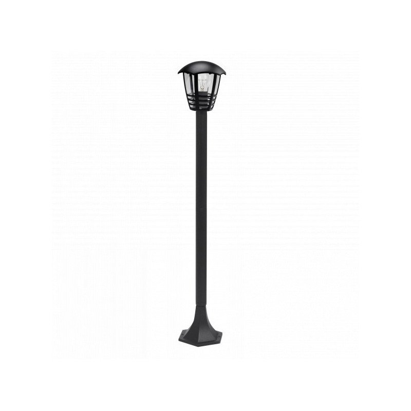 Farola Exterior Aluminio Alnilan 1xe27 Negro Ip446 94x18x18 Cm