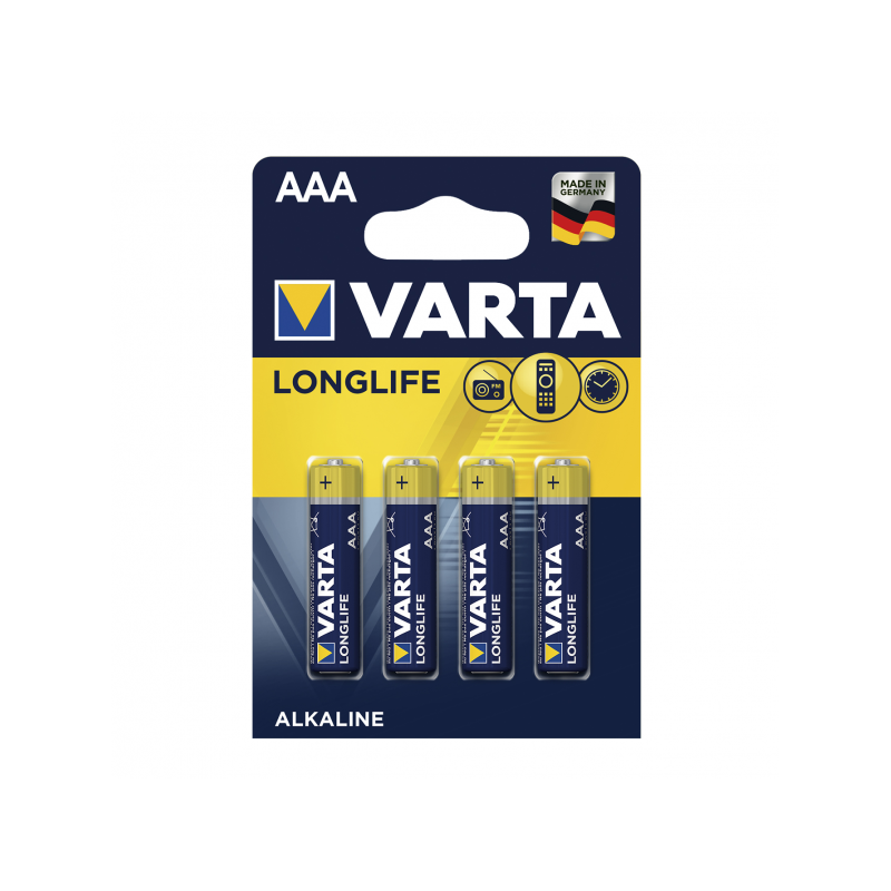 Blister 4 Pilas Aaa/lr03 1,5 V Varta AlCalina Longlife