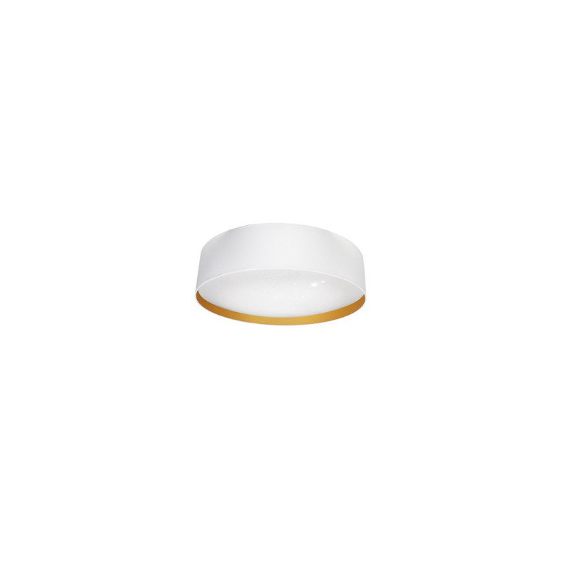 Plafon 48w Anuska Blanco/oro 3744lm 3000-4000-6500k 12x40x40 Cm