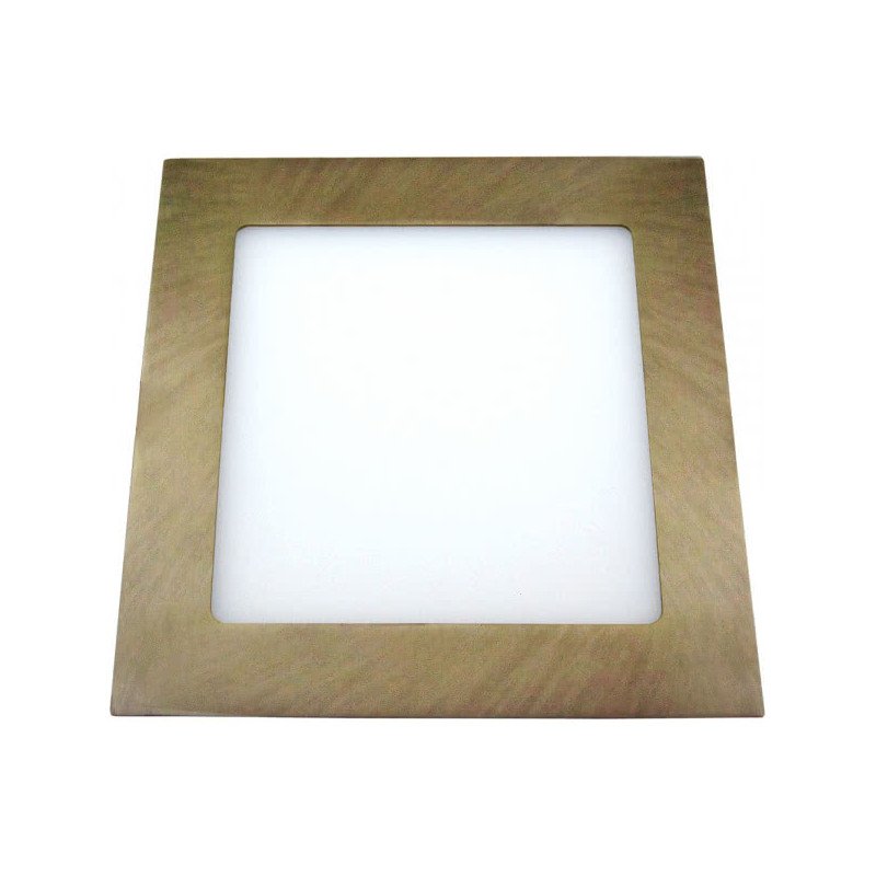 Downlight 5w 6500k Cuadrado Agamenon 450lm Cuero 2x9x9 Cm Corte 7x7 Cm