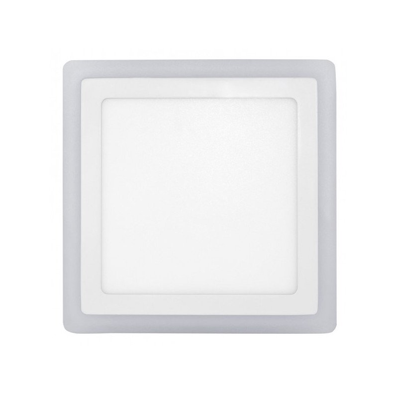 Downlight 12+6w 4000k Cuadrad. Fedra Blanco 1440lm 0,8x19,5x19,5 Cm Corte 16,5d