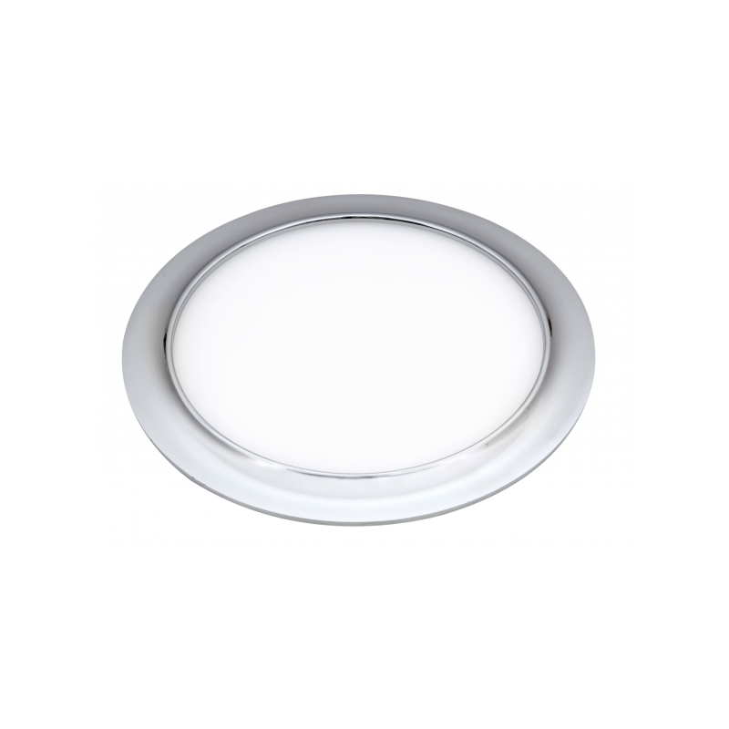 Downlight 15w 3000k Trevor Cromo 1,5x19x19 Cm 1200lm Corte 17d