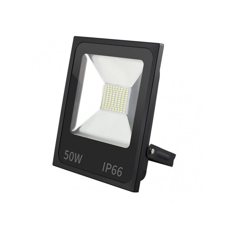 Proyector Led Smd Dacita 50w 6500k Negro 4500lm   120º Ip66 28,5x24x5,5 Cm