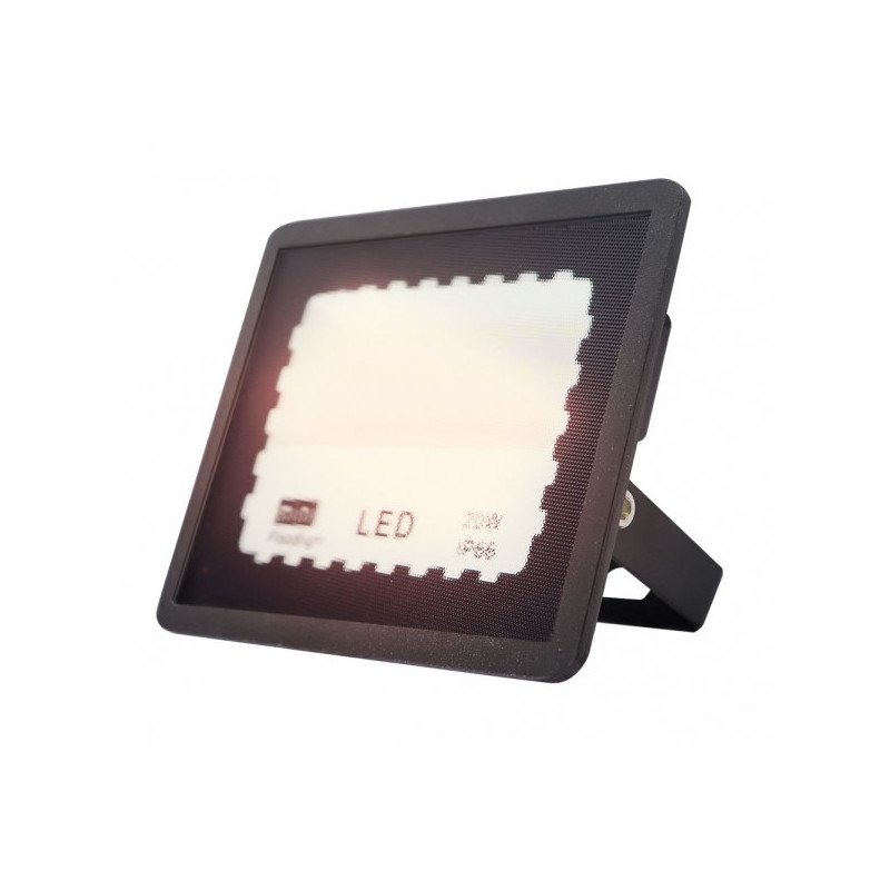 Proyector Zircon 20w 4000k Negro 2000lm  120º  10x12,5x2,3 Cm Ip66