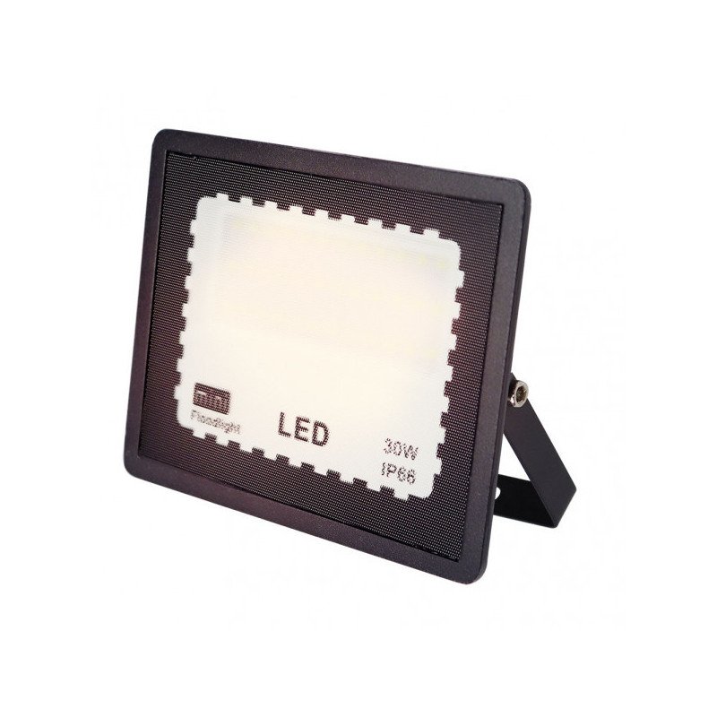 Proyector Zircon 30w 4000k Negro 3000lm  120º 11,5x14x2,3 Cm Ip66