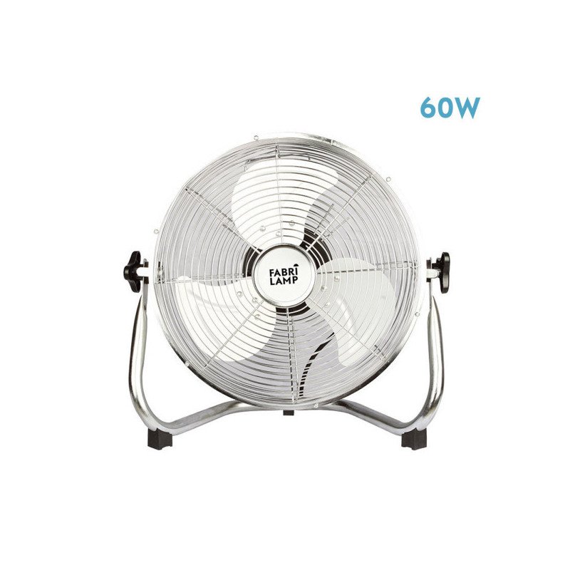 Ventilador Industrial Libis 60w Cromo 40d  3 Velocidades 44x48,5x27,5 Cm