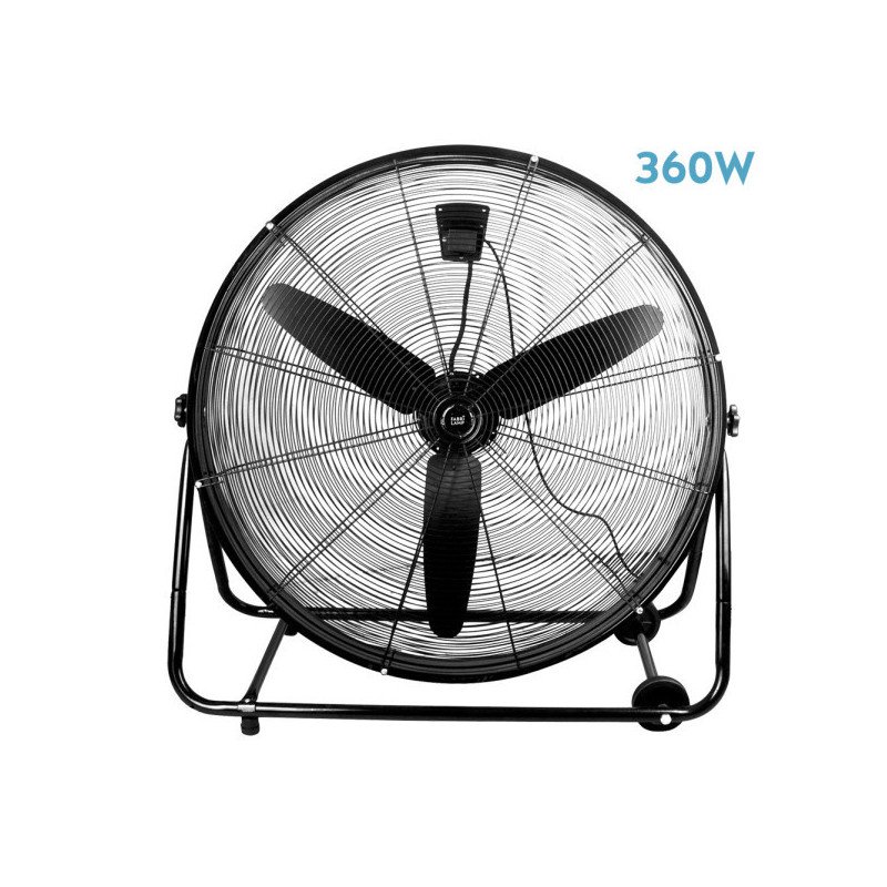 Ventilador Industrial Vendaval 360w Negro 87d  3 Velocidades 92,5x95x42 Cm Orientable